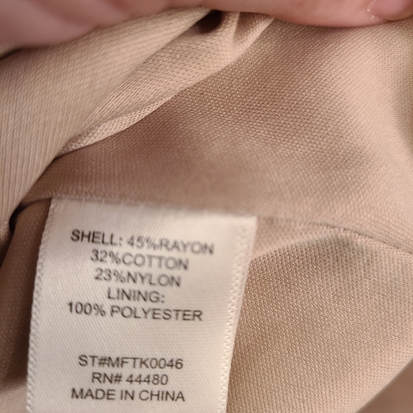 Love,fire blouse size S cream/tan - Picture 5 of 13